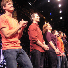 Alice Ripley, Aaron Tveit, J. Robert Spencer, Louis Hobson, Jennifer Damiano & Adam Chanler-Berat