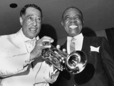 Duke Ellington and Louis Armstrong