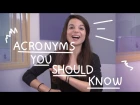 Weekly English Words with Alisha - Acronyms You Should Know
