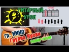 ГРУППА КРОВИ - КИНО / ЦОЙ ♫ РАЗБОР, АККОРДЫ ♫ Уроки игры на гитаре