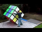Tony Fisher's LARGEST RUBIK'S CUBE in the world !! 100% genuine functional 1.56m giant 3x3x3 puzzle