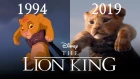 LION KING 1994 vs 2019 Teaser Comparison