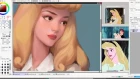 Disney Princess #1 ✪ Aurora ✪ Speedpaint (Paint Tool SAI)