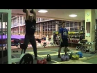 Training session jerk 28 kg 7 min 133 reps, 32 kg 37 reps. Ivan Denisov