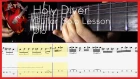 Holy Diver Guitar Solo Lesson - Dio (with tabs)