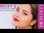 Becky G Makeup Tutorial: Winged Eyeliner & Bold Red Lips | COVERGIRL