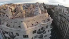 Casa Milà, la Pedrera,  Antoni Gaudí, Barcelona - BCNDJI - DJI Phantom 2 Vision + footage