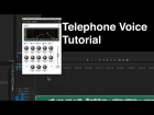 Telephone Voice Tutorial: Premiere Pro, Audition, & Audacity