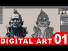 01 - Digital Art Painting [Tutorial] Basics and Talk