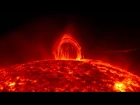 Blazing Arc Rains Fire On Sun - Magnetic Solar Flare Loop | Video