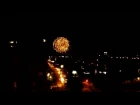Салют на фоне ночного города | Fireworks on the background of the city at night | Timelapse