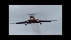 RARE! Kyrgyzstan Government Tupolev Tu-154M ► Stormy Landing at Berlin Tegel Airport [Full HD]