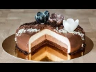 Муссовый торт ТРИ ШОКОЛАДА (форма Eclipse)  | Triple-Chocolate Mousse Cake Recipe (Eclipse Form)