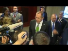 Sergey Lavrov and John Kerry answer media questions