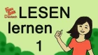 Deutsch lesen lernen für Kinder, Teil 1