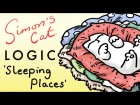 Simon's Cat Logic - Why Do Cats Sleep in Unusual Places?! 