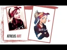 Drawatar com как создаётся портрет в стиле Atreus art