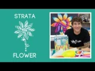 Rob's Strata Flower Quilt Using the Color Strata Method