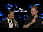 Thor Ragnarok Official Interview - Tom Hiddleston & Tessa Thompson