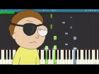 For The Damaged Coda Piano Tutorial - Evil Morty Theme - Rick & Morty - Blonde Redhead