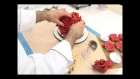Red Rose petal cake
