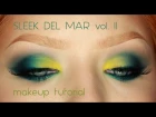 Sleek Del Mar II - Makeup Tutorial - Bold Bright Green Eyes | EN subs | kitulec