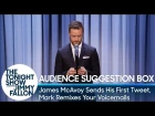 Audience Suggestion Box: James McAvoy Sends His First Tweet, Mark Remixes Your Voicemails