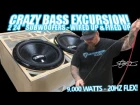 The "Skelator" Box Wired up & Fired up - Two 24" Subwoofers CRAZY BASS EXCURSION 20Hz FLEX! video 6