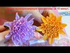 Хризантема из холодного фарфора за 15 минут легко МК  Chrysanthemum from cold porcelain in 15 minute