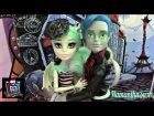 MONSTER HIGH GARROTT DU ROQUE & ROCHELLE GOYLE LOVE IN SCARIS DOLL REVIEW VIDEO!!!