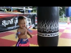 Muay Thai Baby! Kaen Sumalee (1 year old)