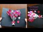 DIY Flower Bouquet Pop up Card-Paper Crafts-Handmade Craft
