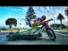 Motorized Drift Trike and Blokart in 4k