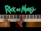 Rick and Morty (Piano cover) - Main Theme Song (+ НОТЫ)