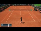 Di Wu hits 4 consecutive lets on first serve at Anning Challenger