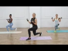 Jenn Glysson - Toned-Body Workout (Popsugar)  | Тренировка для тонуса мышц с гантелями