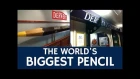 World’s Biggest Pencil in Cumberland Museum, Keswick, England