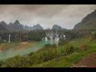 Detian or Ban Gioc waterfall / Самый крупный водопад в Азии Детиан  - Банзек /  德天瀑布