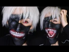 Kaneki Ken Mask Makeup | Tokyo Ghoul | #CourtneyLittleHalloween