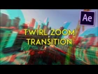 Advanced Twirl Smooth Zoom Transition Tutorial like RiceGum | After Effects CC 2017