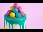 Ganache Dripping, Cake Pop Decorated Cake Tutorial