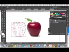 Adobe Illustrator: Using the mesh tool (Creating an apple)