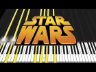 Star Wars Medley [Piano Tutorial] (Synthesia) // David Kaylor
