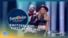 ZiBBZ - Stones - Switzerland - LIVE - First Semi-Final - Eurovision 2018