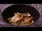 Œuf fermier, jaune tiède acidulé, cèpes et miso blanc. par Stéphanie Le Quélec (#DPDC)