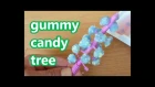 Make tree a bear gummy candy fruit