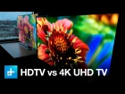 4K UHD TV vs. 1080p HDTV - Side by Side Comparison
