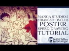 Manga Studio 5 Speed-Inking tutorial, Strange Kids Club Magazine
