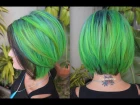 Pravana Neon Blue & Green Hair Color | Inspired by Guy Tang