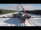 Таймлапс: Подъём Штадлера после крушения 1 / Time lapse: Lifting of Stadler train after an accident